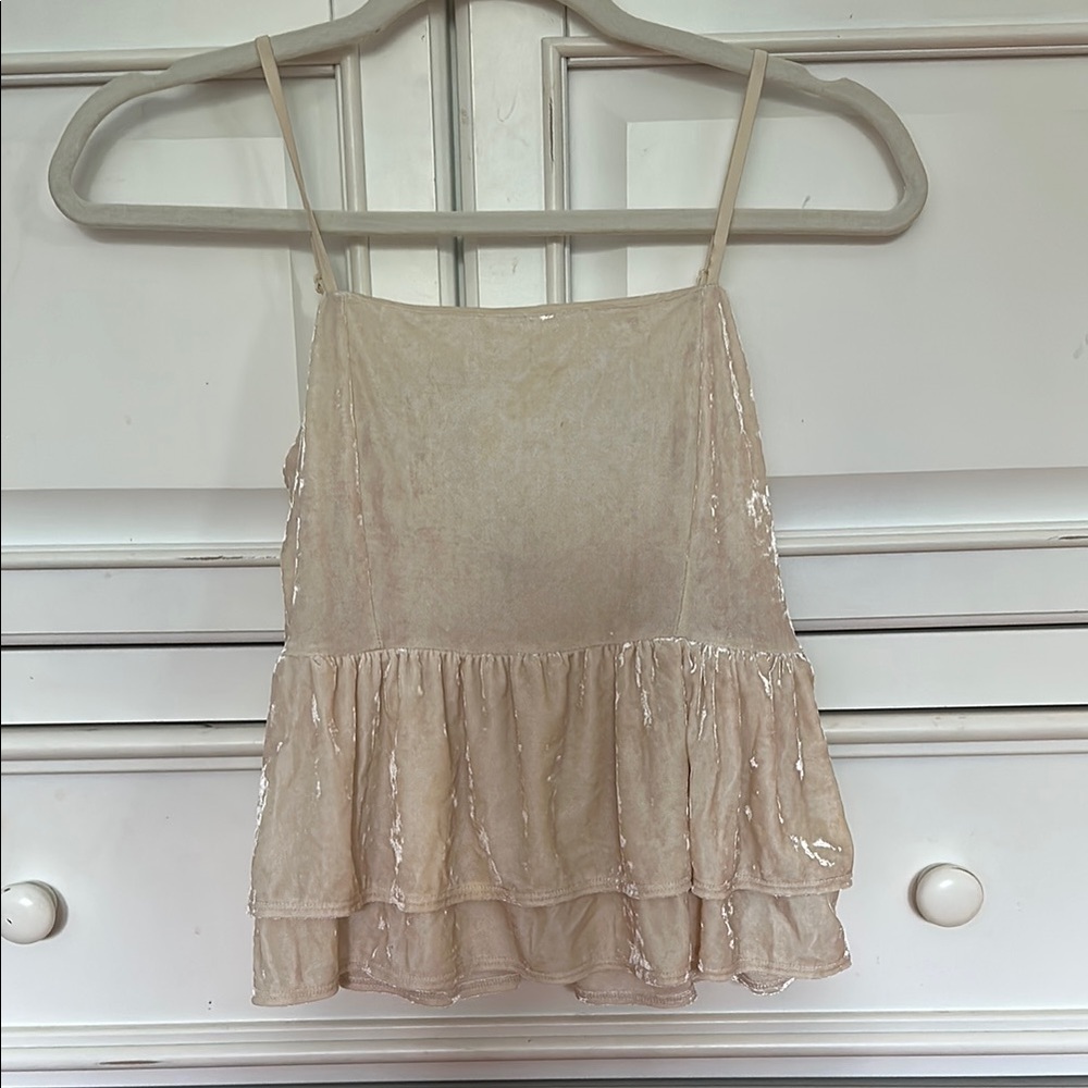 American Eagle Outfitters Cream Camisole